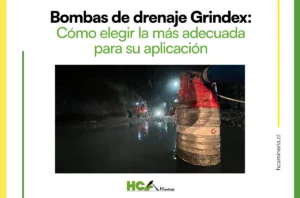 Las bombas de drenaje Grindex son muy usadas en minas, obras de construcción, túneles y otras industrias con altas exigencias.