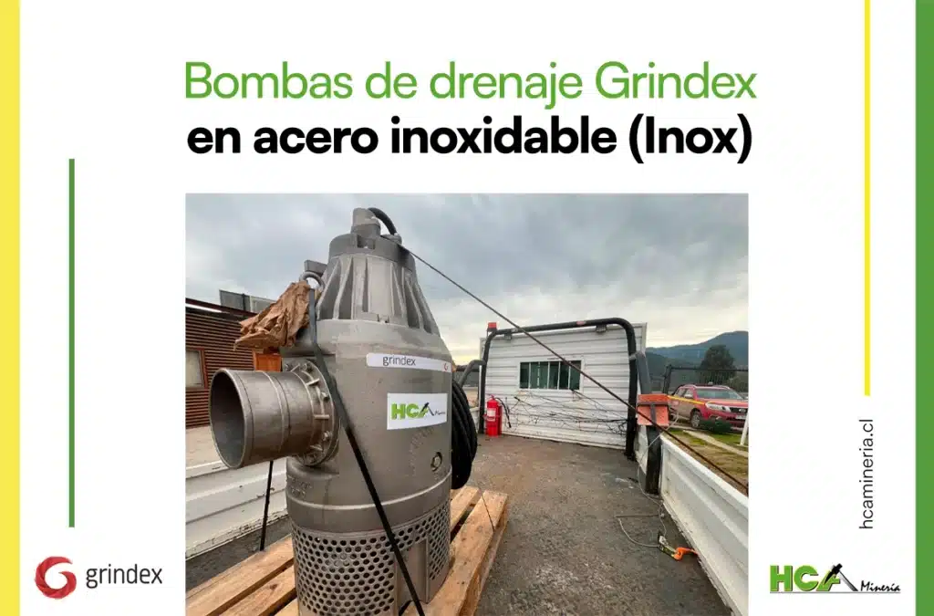 «Inox» es una gama de bombas electrosumergibles de drenaje y lodo de la marca Grindex.