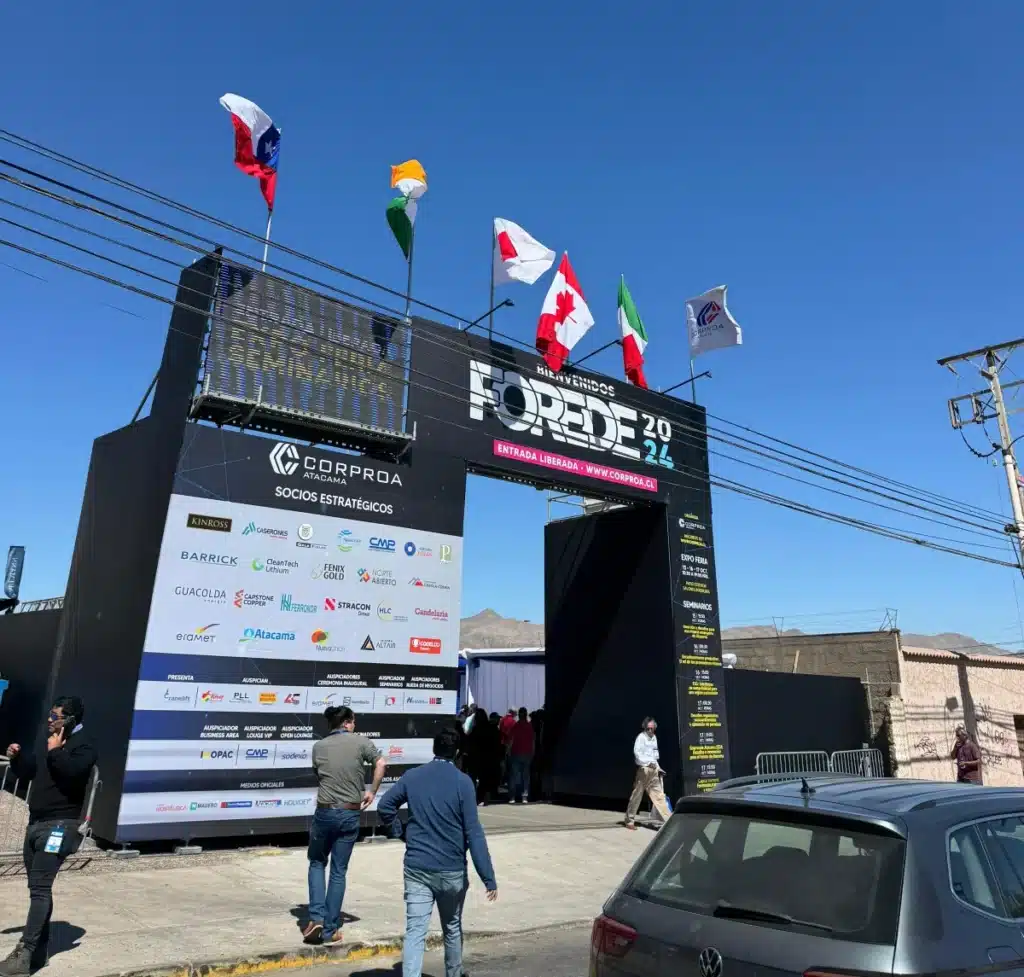 Entrada al evento Forede 2024.