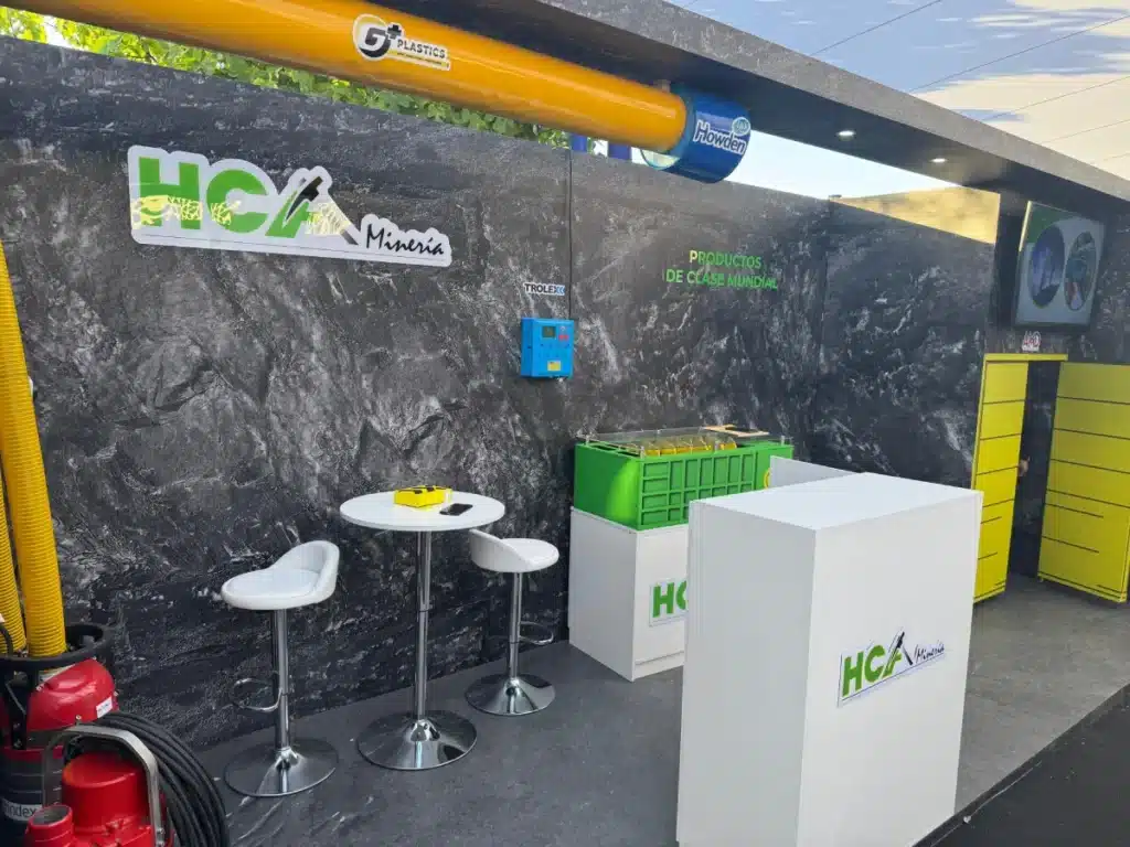 Stand de HCA Minería en Forede 2024.