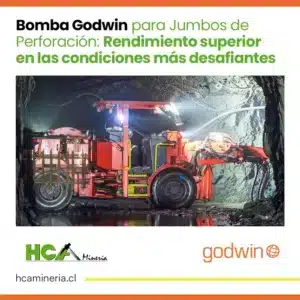 La bomba Godwin constituye una solución eficiente y confiable para el drenaje en minería subterránea.