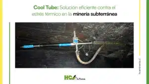 Cool Tube es un acondicionador de aire portátil impulsado por aire comprimido.
