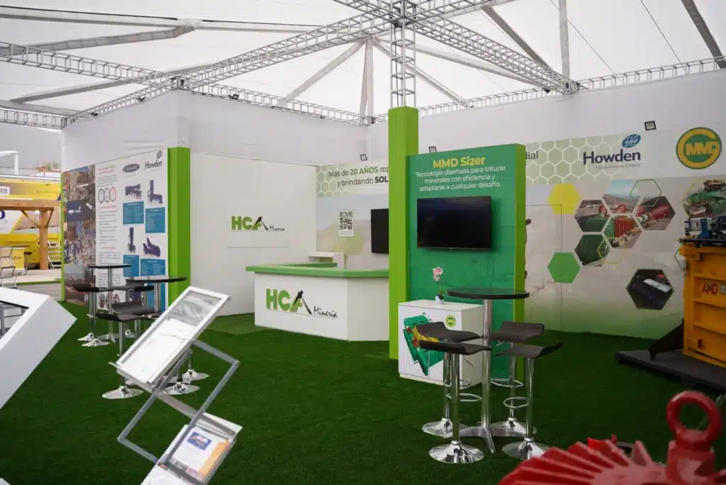 Exposición de HCA en Expomin 2025.