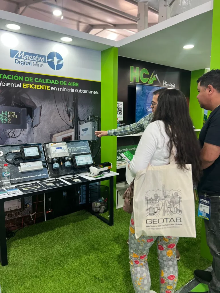 Stand en la expo feria minera.