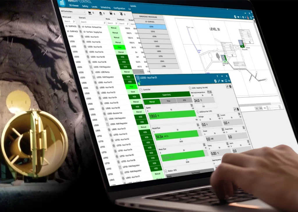 El uso de softwares especializados permite correlacionar lecturas en tiempo real y modelos simulados.