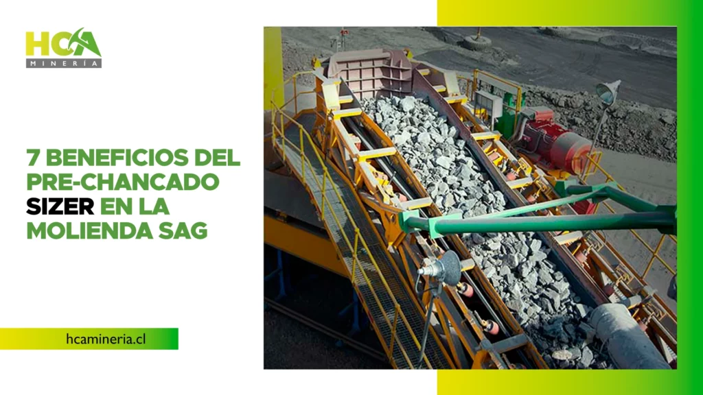 En HCA Minería, como representantes oficiales de MMD en Chile, suministramos equipos Sizer y brindamos asistencia técnica en terreno.