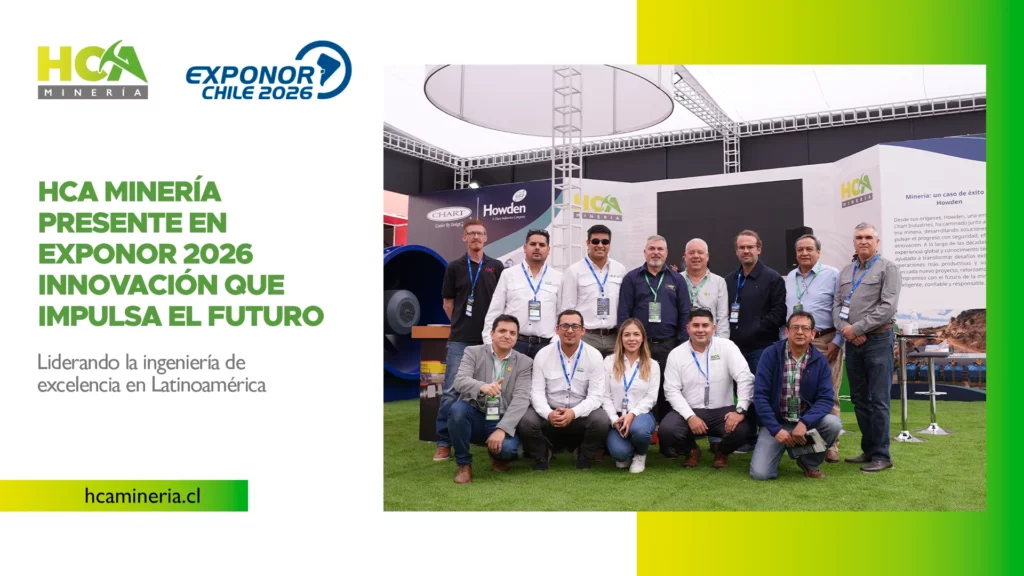 HCA Minería presente en la feria minera EXPONOR 2026.