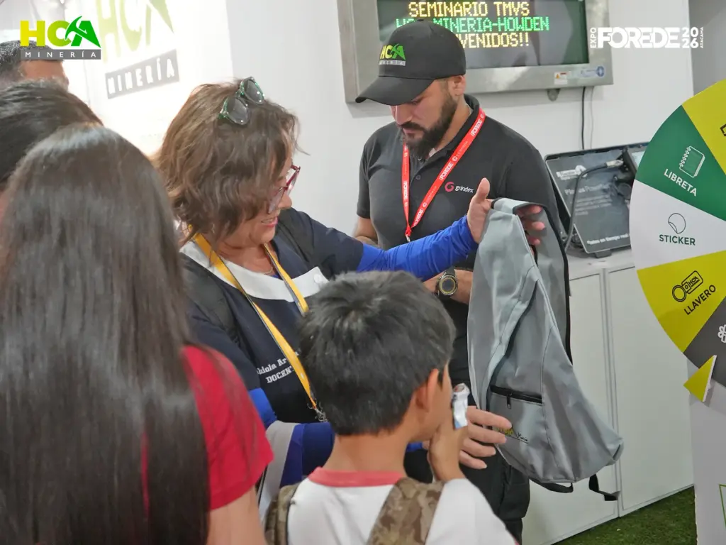 Stand HCA Minería en FOREDE 2026.