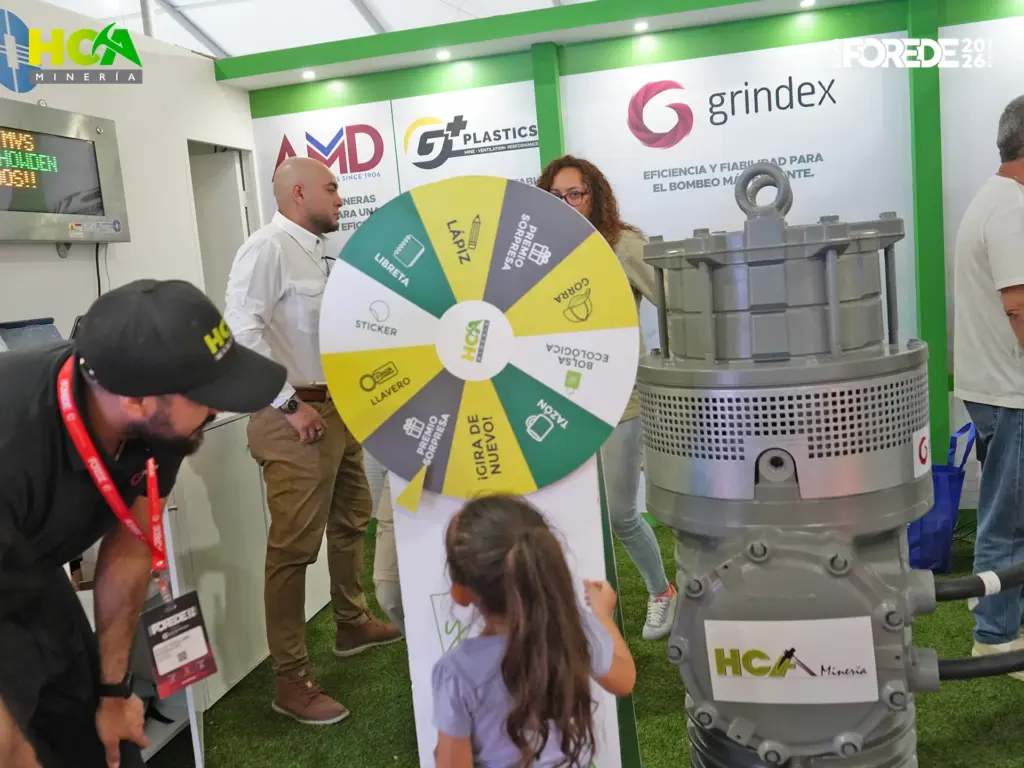 Stand HCA Minería en FOREDE 2026.