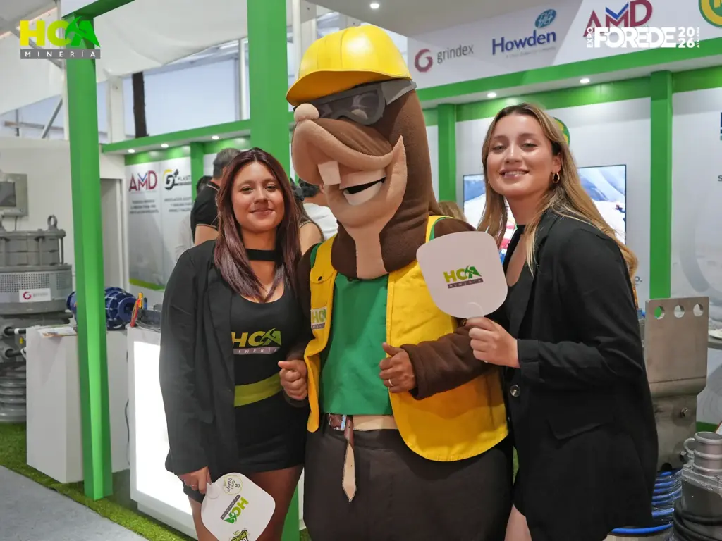Stand HCA Minería en FOREDE 2026.