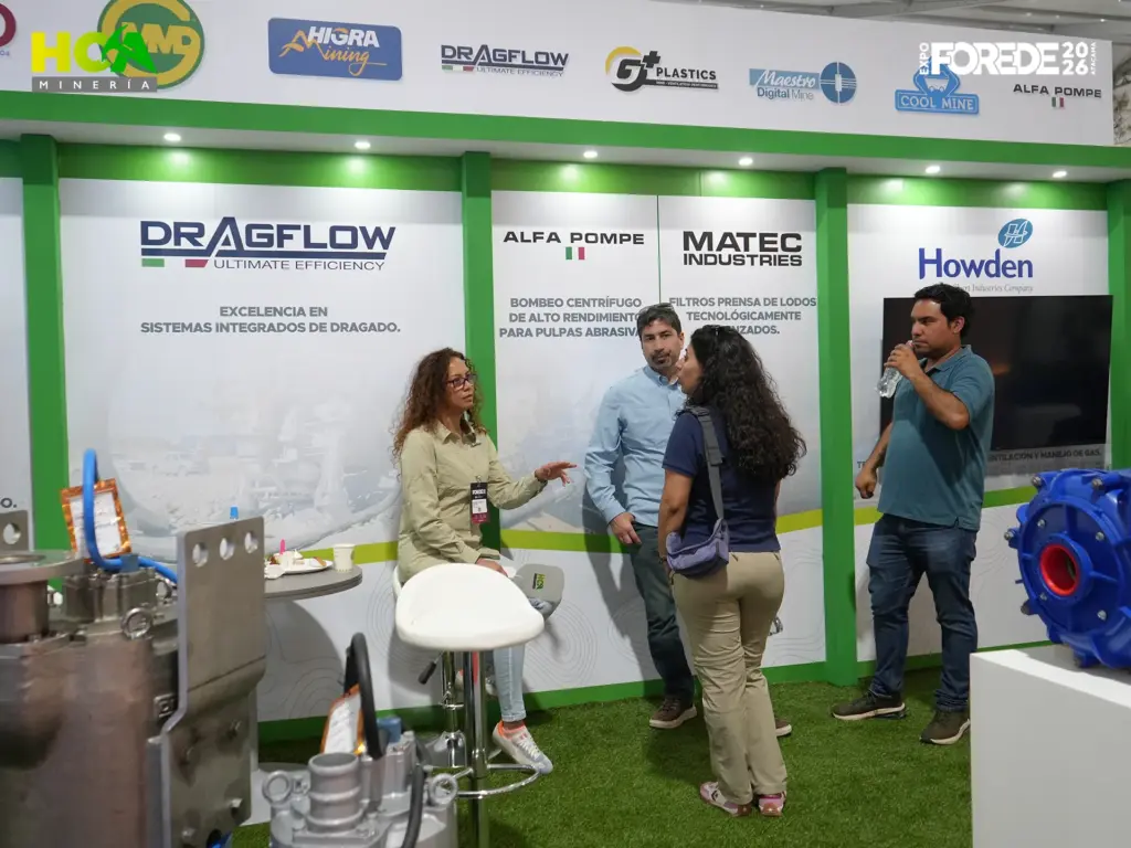 Stand HCA Minería en FOREDE 2026.