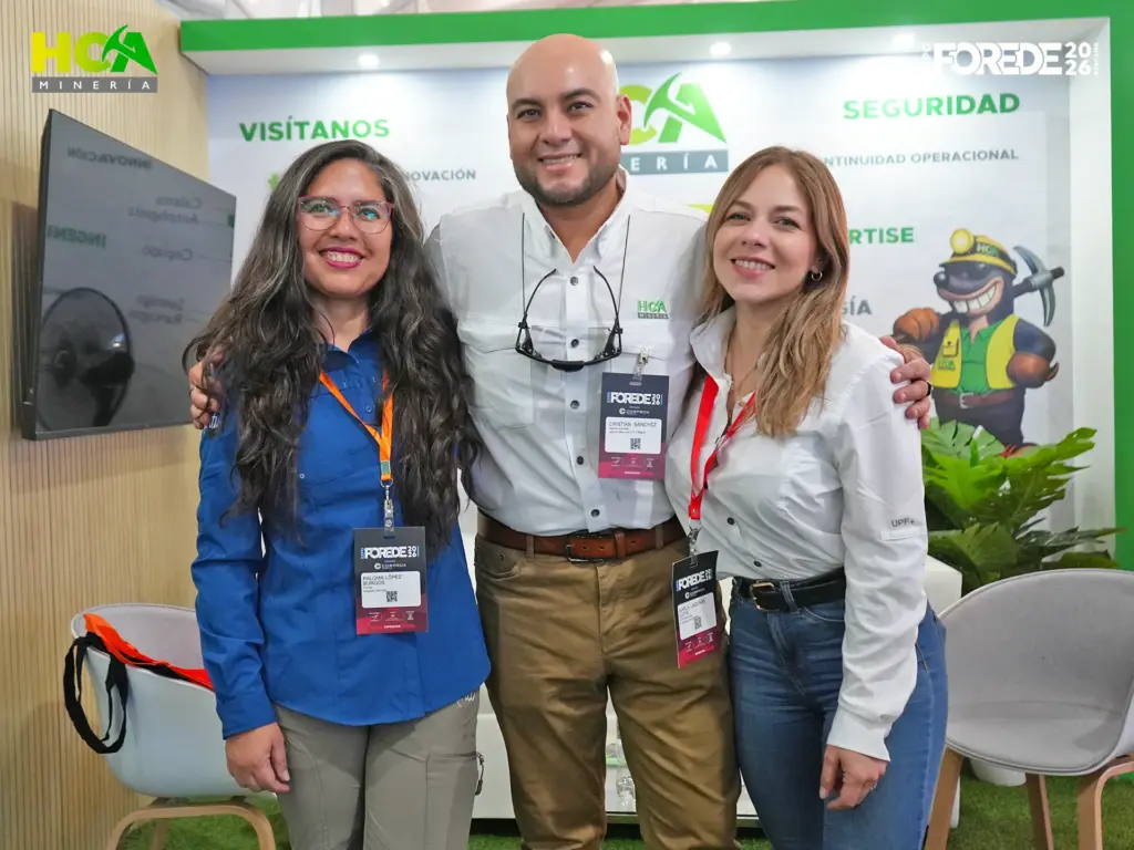Equipo HCA Minería en FOREDE 2026.