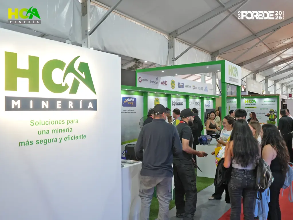 Stand HCA Minería en FOREDE 2026.