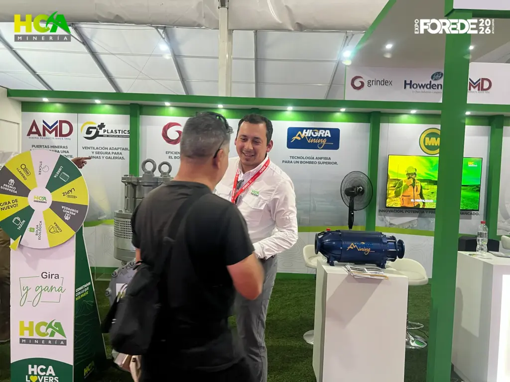 Stand HCA Minería en FOREDE 2026.