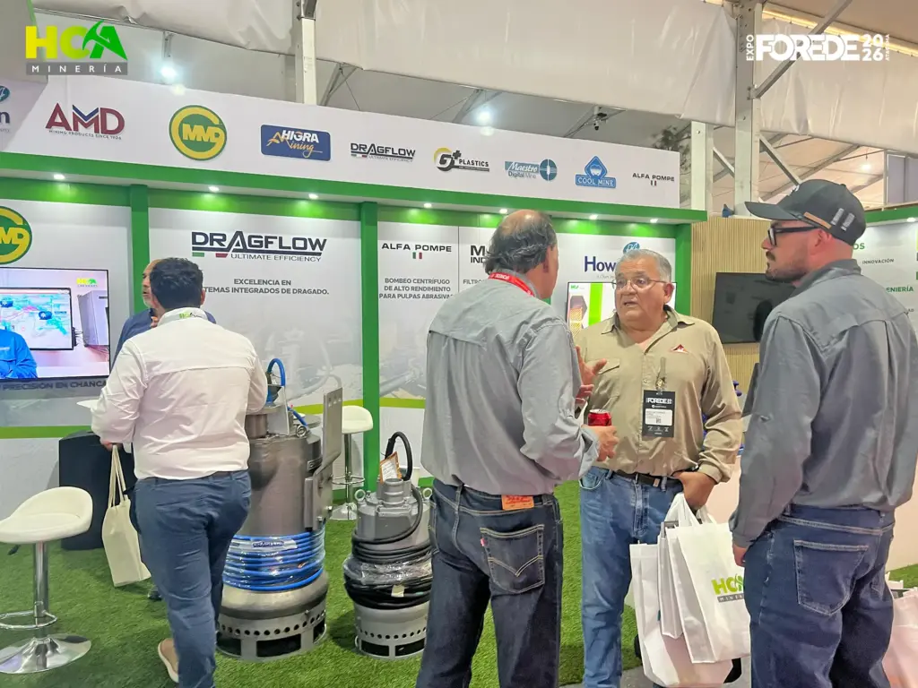 Stand HCA Minería en FOREDE 2026.
