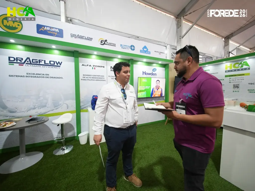 Stand HCA Minería en FOREDE 2026.